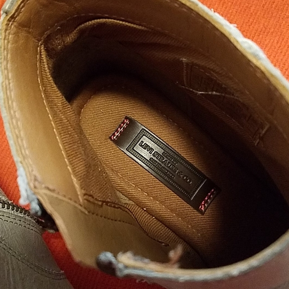 Levi's Leather Boots Booties size 7.5 - Picture 5 of 8